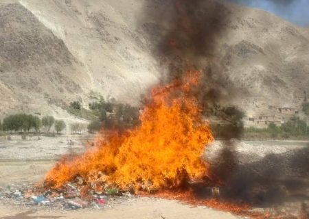 حریق بیش از سه تُن مواد خوراکی و بهداشتی تاریخ گذشته در بدخشان   