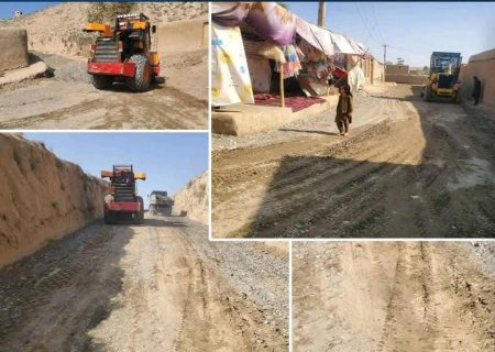 آغاز جغل‌اندازی و هموارکاری سرک‌ها و کوچه‌های خامه در شهر کندز