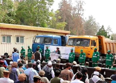 راه‌اندازی حشر عمومی یک‌روزه در پلخمری مرکز ولایت بغلان برای ترویج فرهنگ شهرنشینی