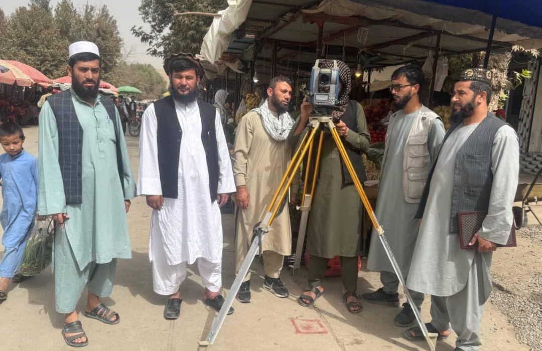 آغاز سروی توپوگرافی شهر کشم؛ گامی به سوی توسعه و بازسازی معیاری در ولایت بدخشان 