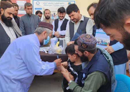 کمپاین سرتاسری واکسین سرخکان در بغلان برای بیش از ۴۵۰ هزار کودک آغاز شد