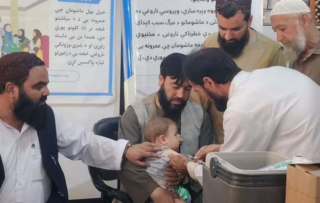 آغاز کمپاین ده‌ روزه واکسین سرخکان در ولایت تخار   