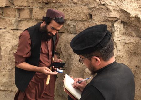 بازدید هیأت باستان‌شناسی طالبان از ساحات تاریخی قلعه‌زال کندز برای بررسی وضعیت آثار باستانی