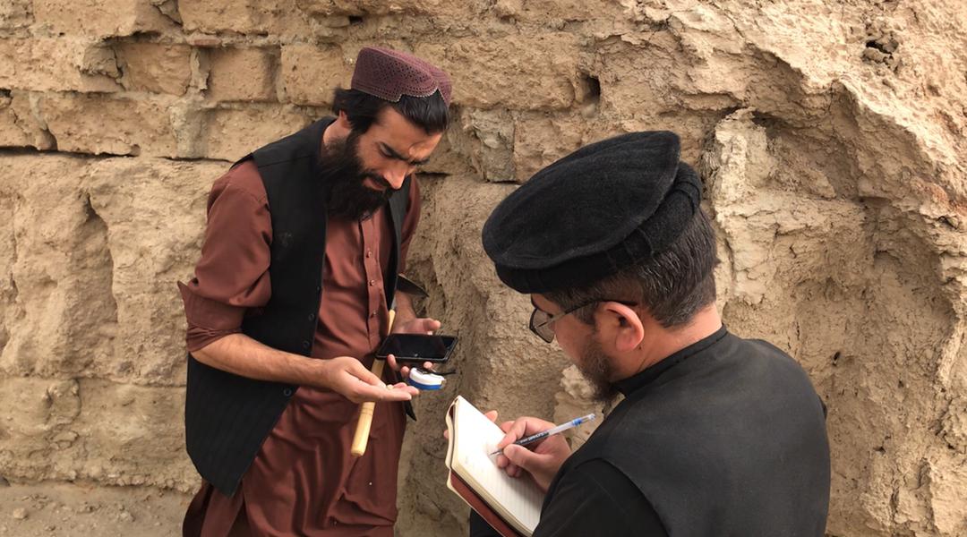 بازدید هیأت باستان‌شناسی طالبان از ساحات تاریخی قلعه‌زال کندز برای بررسی وضعیت آثار باستانی