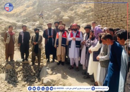 آغاز ساخت دیوار استنادی برای مهار سیلاب‌ها در ولسوالی ارگوی بدخشان