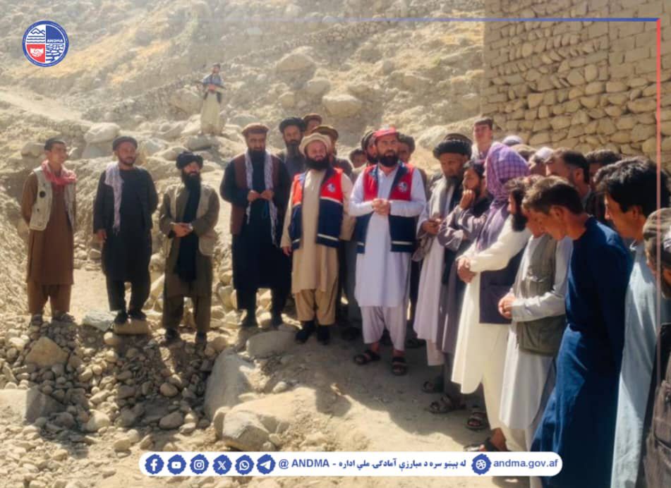آغاز ساخت دیوار استنادی برای مهار سیلابها در ولسوالی ارگوی بدخشان