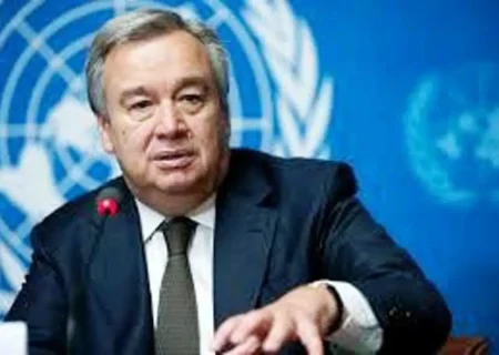 دبیر کل سازمان ملل متحد بر ضرورت تشکیل دولت مستقل فلسطین تأکید کرد
