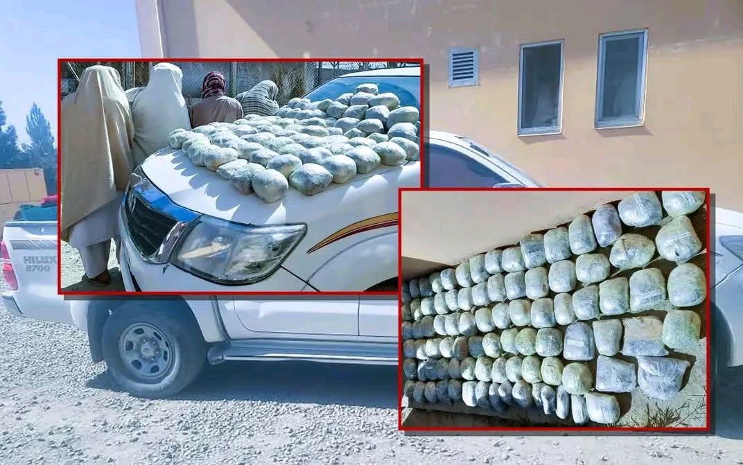 بازداشت چهار قاچاقبر مواد مخدر با ۱۰۶ کیلوگرام تریاک در بدخشان