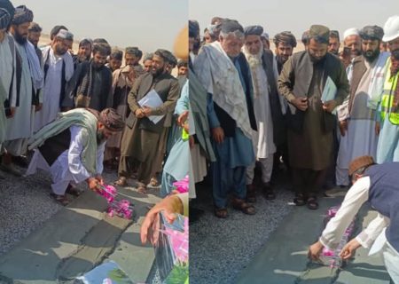 آغاز پروژه بزرگ ترمینال باربری قندهار به ارزش بیش از ۵۰۰ میلیون افغانی   