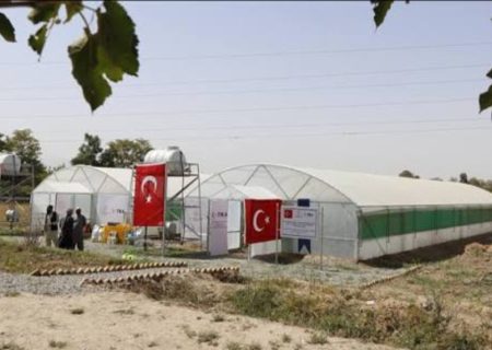افتتاح دو گلخانه معیاری در ولسوالی کشم بدخشان با همکاری مؤسسه تیکا (TİKA)