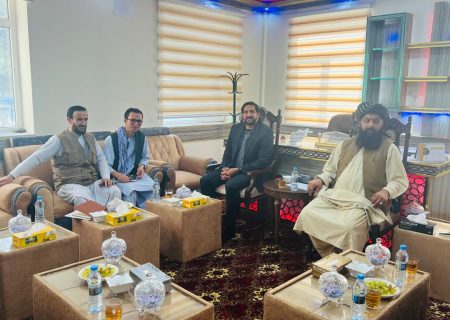 دیدار رئیس زراعت بدخشان با نمایندگان UNODC برای تقویت معیشت دهاقین