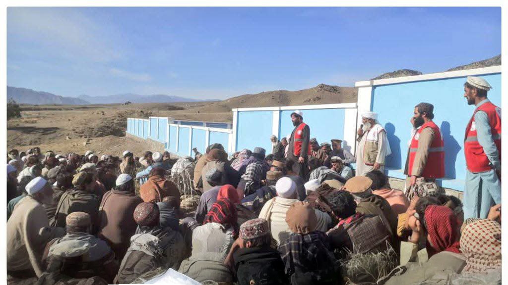 توزیع کمک نقدی به ۷۵۰ خانواده بیجاشده در پکتیا و نورستان از سوی هلالاحمر افغانی