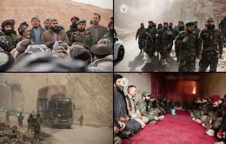 طالبان، قول‌اردوی ۲۰۹ الفتح را برای کمک به زلزله‌زدگان شمال افغانستان اعزام کردند