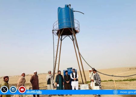بازدید تیم نظارتی از پروژه‌های انکشافی در ولسوالی بغلان مرکزی   