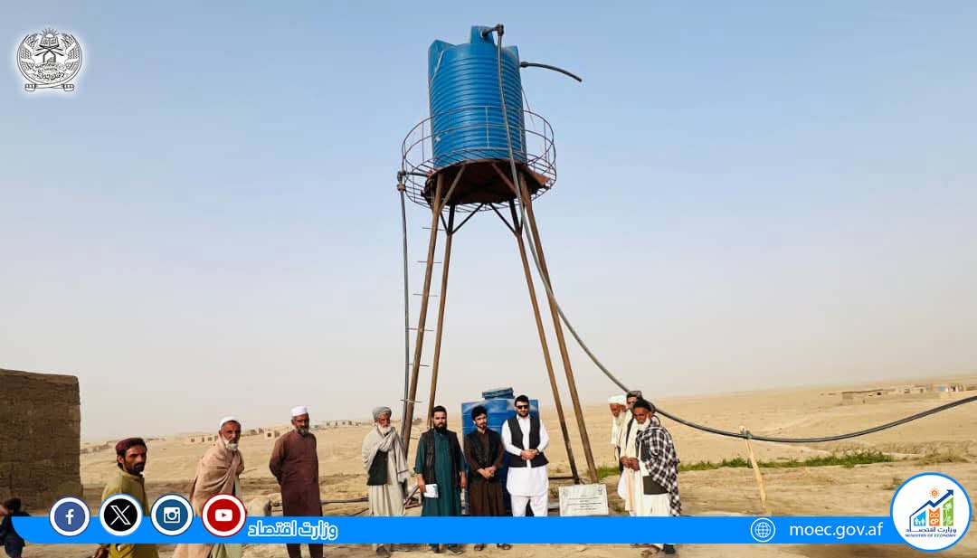 بازدید تیم نظارتی از پروژههای انکشافی در ولسوالی بغلان مرکزی