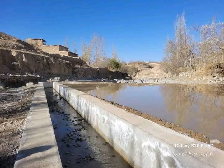 افتتاح کانال بزرگ آبیاری در ارگوی بدخشان؛ احیای ۲۵۰۰ جریب زمین زراعتی با هزینه ۲.۷ میلیون افغانی