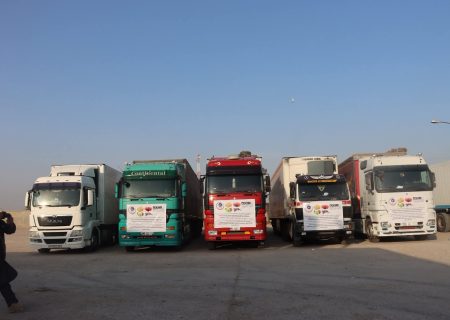 اولین محموله ۵۰۰ تُنی محصولات زراعتی افغانستان از بندر حیرتان به اوزبیکستان صادر شد   