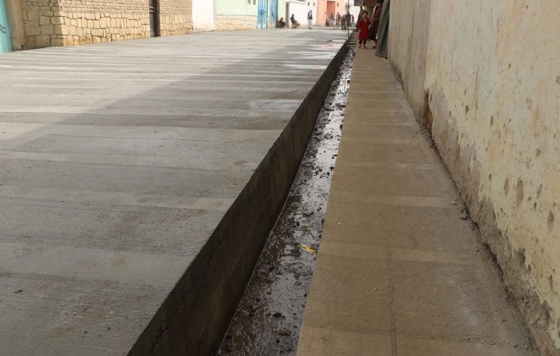 کار ساخت هفت سرک شهری در کندز تکمیل و آماده بهرهبرداری شد