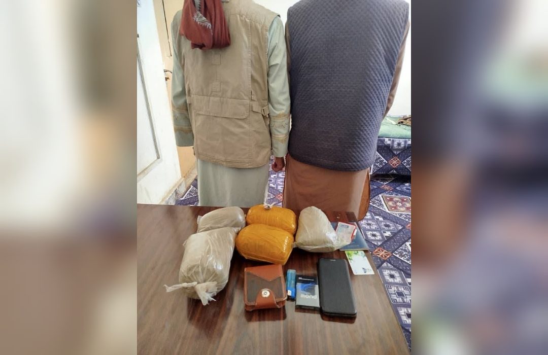 بازداشت دو قاچاقبر چرس در ولسوالی کشم بدخشان