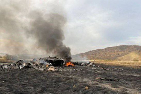 سقوط هواپیمای نظامی ترکیه در گرجستان؛ ۲۰ نظامی ترکیهای جان باختند