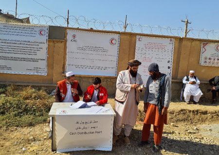 توزیع کمک نقدی به ۱۵۰۰ خانواده بازگشته در ولایت بغلان   