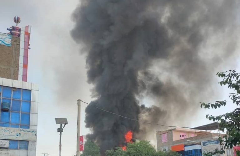 انفجار بالون گاز در شهر کندز یک کشته و یک زخمی برجا گذاشت