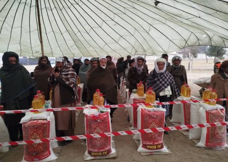 آغاز توزیع مواد غذایی برای ۲۱۶۰ خانواده نیازمند در ولایت سمنگان