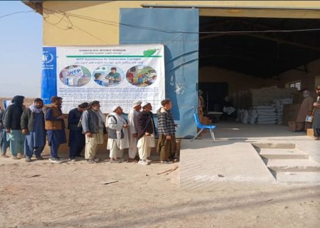 توزیع کمک‌های غذایی توسط برنامه جهانی غذا(WFP) برای بیش از ۳۴۰۰ خانواده نیازمند در کندز