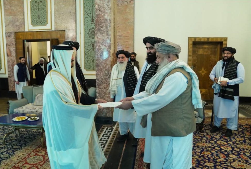 پذیرش اعتبارنامه سفیر جدید قطر در کابل؛ تأکید طالبان بر گسترش روابط دوجانبه