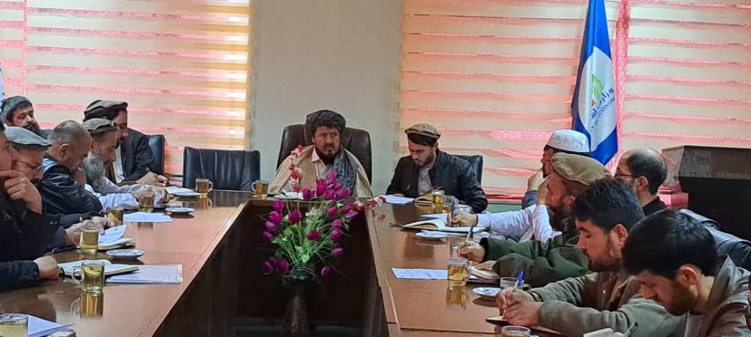 جلسه ماهوار هماهنگی ریاست اقتصاد بدخشان با حضور مؤسسات همکار برگزار شد   