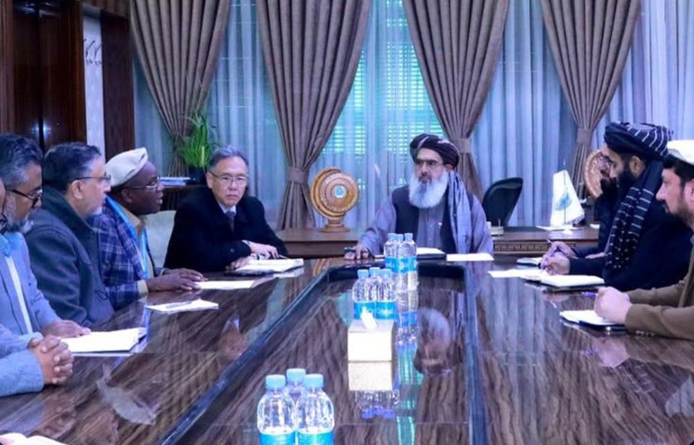 نور‌جلال جلالی، وزیر صحت عامه طالبان با رییس سازمان جهانی صحت برای افغانستان دیدار کرد