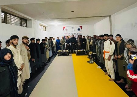افتتاح رسمی باشگاه جودو کاران ولسوالی نمک‌آب در شهر تالقان مرکز تخار