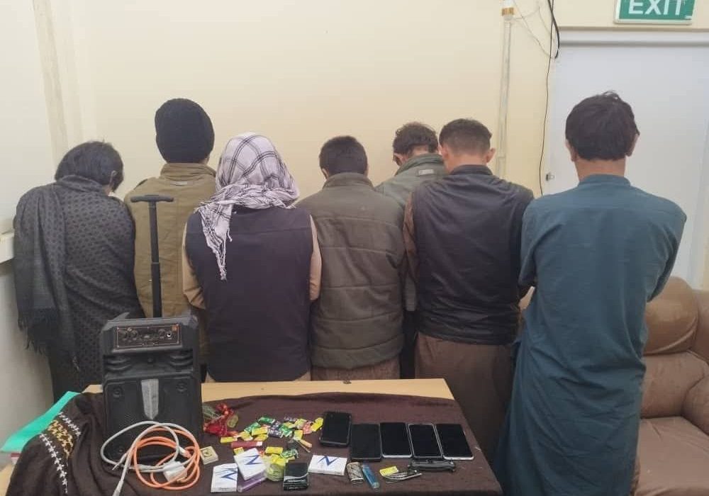 پولیس بدخشان هفت نفر را در ولسوالی تشکان به اتهام اخلال نظم عامه و اعمال غیرشرعی بازداشت کردند