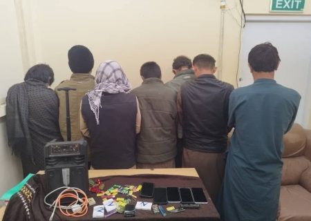 پولیس بدخشان هفت نفر را در ولسوالی تشکان به اتهام اخلال نظم عامه و اعمال غیرشرعی بازداشت کردند
