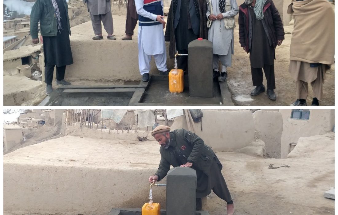 تکمیل و تسلیمدهی دو پروژه آب آشامیدنی در ولسوالی تشکان بدخشان؛ صدها خانواده به آب صحی دست یافتند