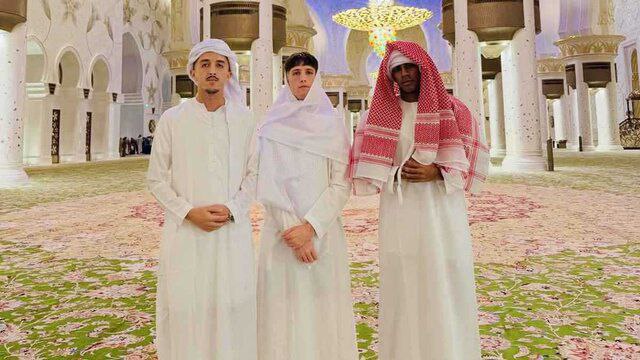 وقتی ستاره فوتبال آرامش را در مسجد مییابد، روایت لامینه یامال از مسجد شیخ زاید