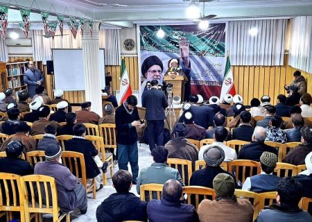 علمای افغانستان در مزارشریف از رهبر و ملت جمهوری اسلامی ایران اعلام حمایت کردند