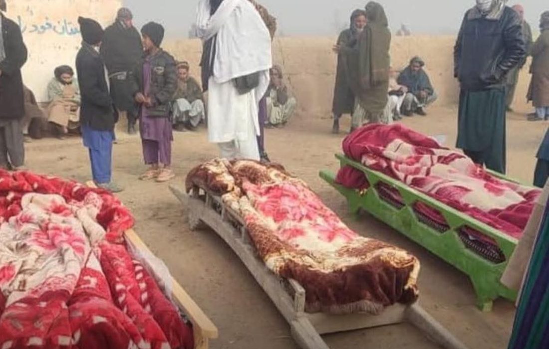 قتل سه عضو یک خانواده توسط افراد وابسته به طالبان در دشت آبدان ولسوالی امام‌صاحب قندوز