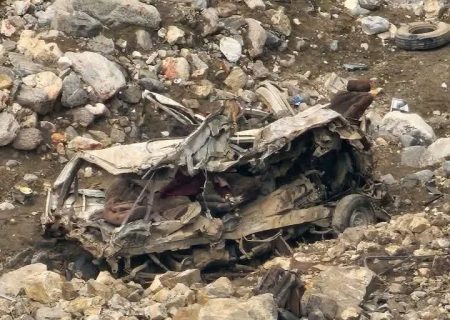 حادثه مرگبار ترافیکی در ارغنجخواه بدخشان؛ ۱۲ کشته و ۳ زخمی برجا گذاشت