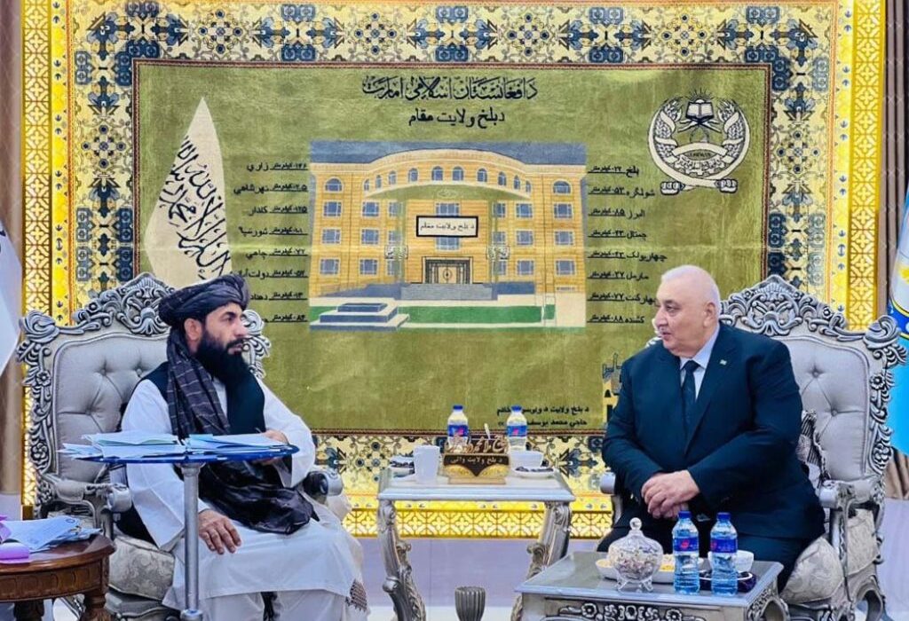 سرکنسول ترکمنستان با والی بلخ دیدار کرد