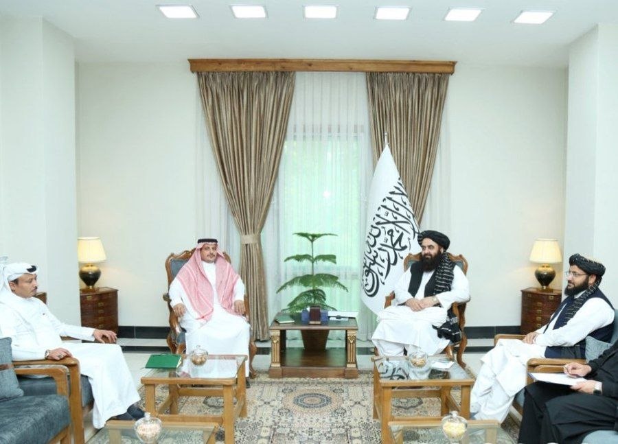 امیرخان متقی با سفیر عربستان در کابل دیدار و گفتگو کرد