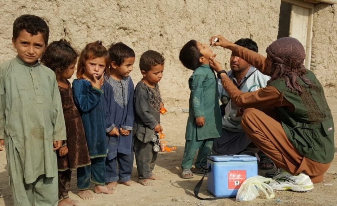 کارزار سراسری واکسین پولیو از دوشنبه آینده در افغانستان آغاز می‌شود
