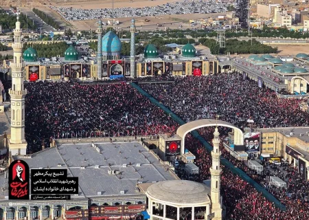 تشییع تاریخی رهبر شهید انقلاب اسلامی با حضور گسترده مردم در قم