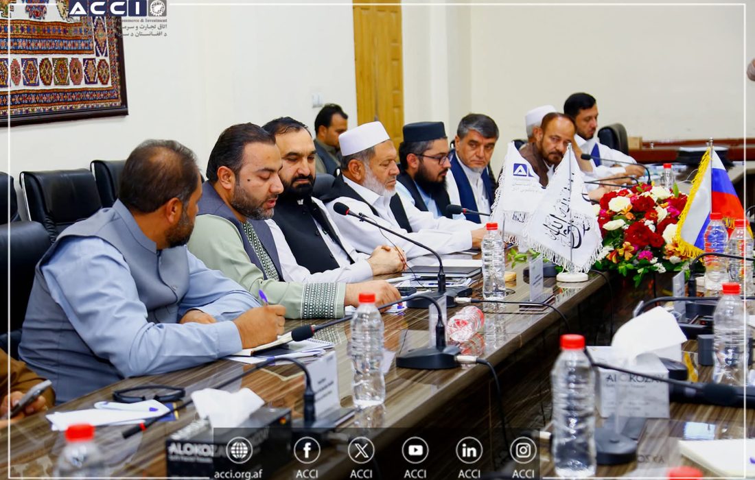 افغانستان، روسیه و قزاقستان توافقنامه‌های تجاری به ارزش ۴۴۶.۶ میلیون افغانی امضا کردند