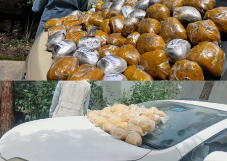 بازداشت دو قاچاقچی مواد مخدر با ۱۰۷ کیلوگرام تریاک در تخار