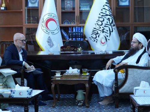 دیدار هلال‌احمر افغانی و صلیب سرخ برای تقویت همکاری‌های بشردوستانه