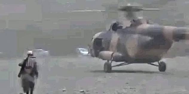 سقوط چرخ بال طالبان در نسی بدخشان؛ روایت منابع محلی از این حادثه