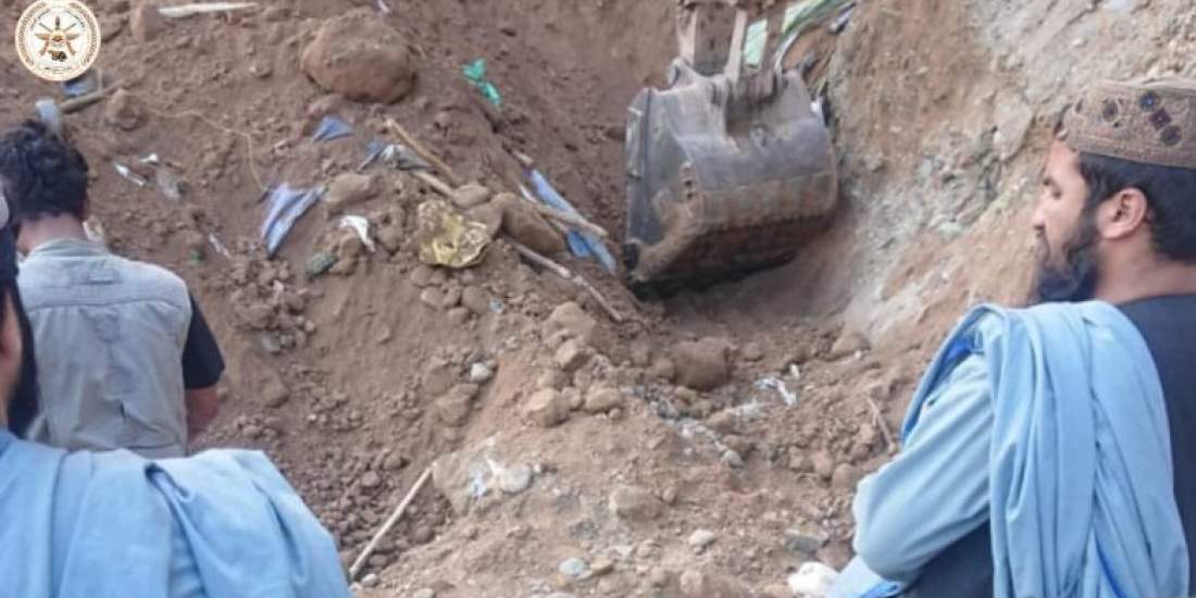 سه کارگر معدن طلای قطقطی در بدخشان زیر آوار گیر افتادند