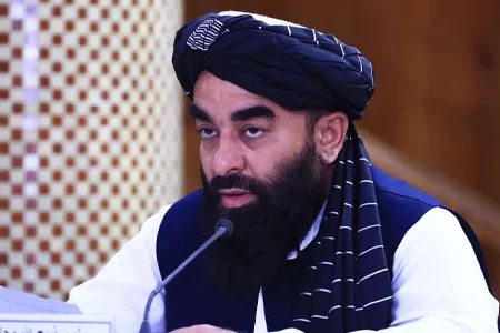 دیدار ذبیح‌الله مجاهد با معاون سفارت ایران در قندهار