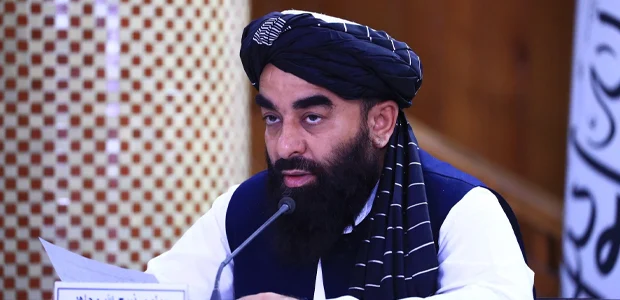 دیدار ذبیح‌الله مجاهد با معاون سفارت ایران در قندهار